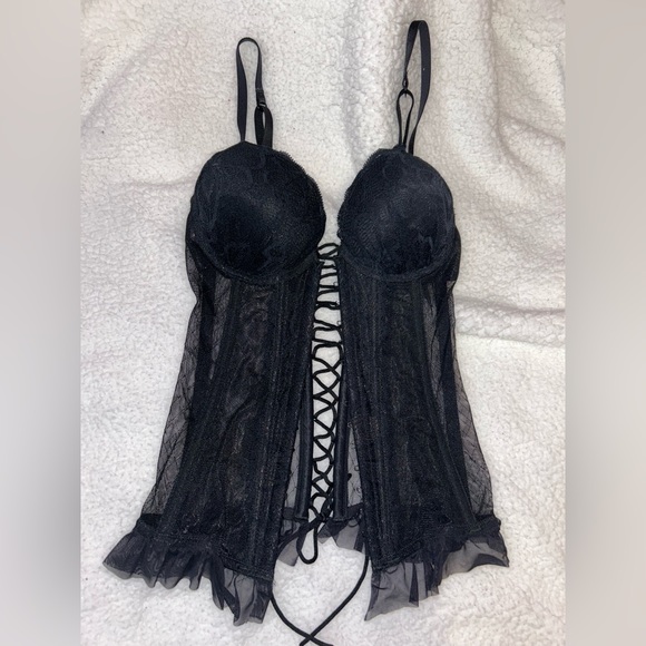 La Senza Lace Pushup Corset/Bustier Top - Picture 6 of 7